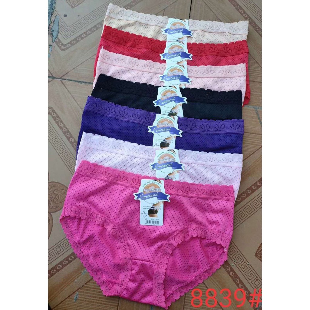 Quần lót NỮ viền ren chất cotton siêu xinh co dãn thoải mái QL5885 (kèm ảnh thật phía sau)