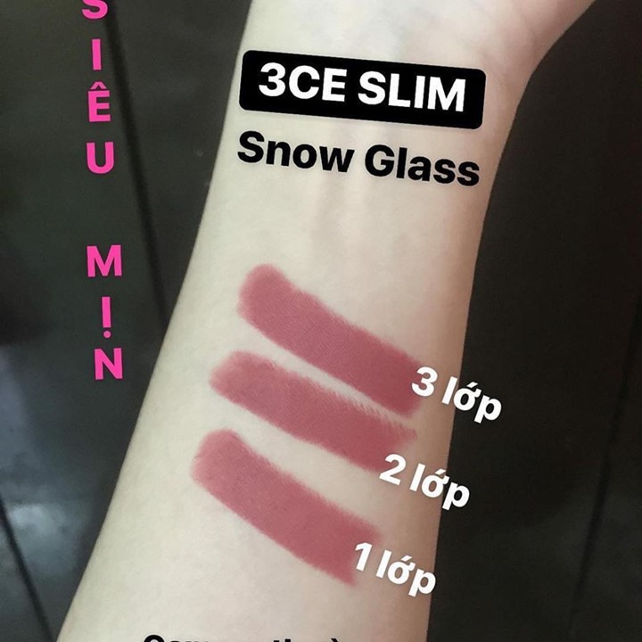 SON 3CE Slim Velvet Lip Color (Son Lì, Lâu Phai, chuẩn 100% Hàn Quốc)