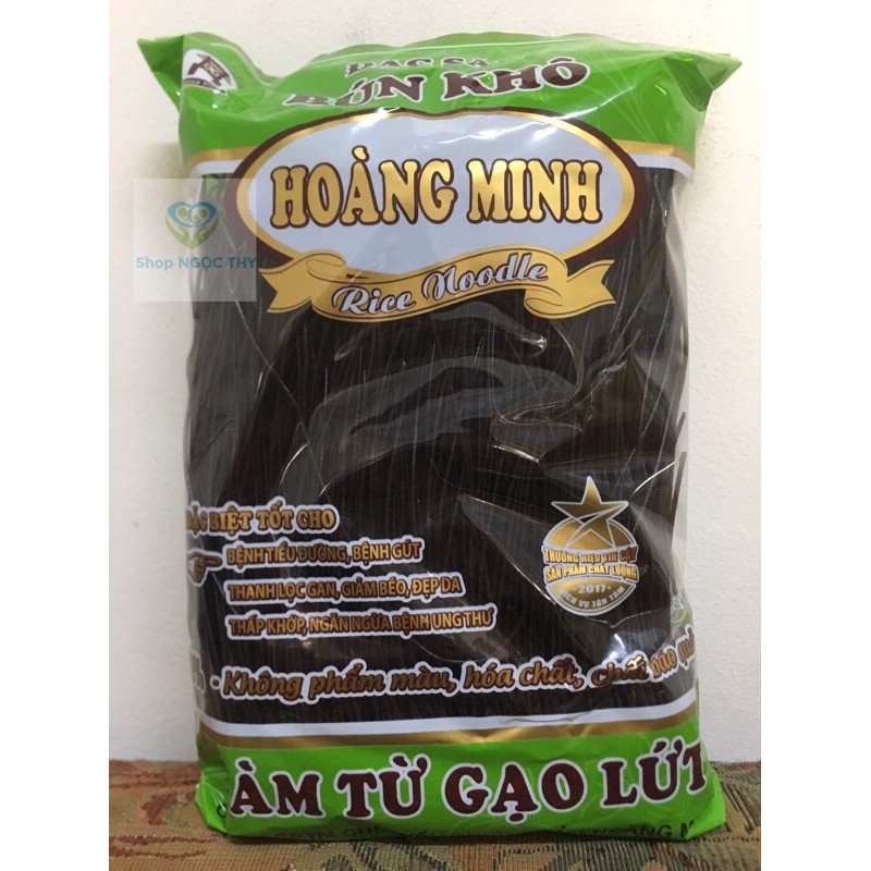 [Freeshipextra] 1kg(2 gói) Bún/Phở gạo lứt giảm cân eatclean Hoàng Minh