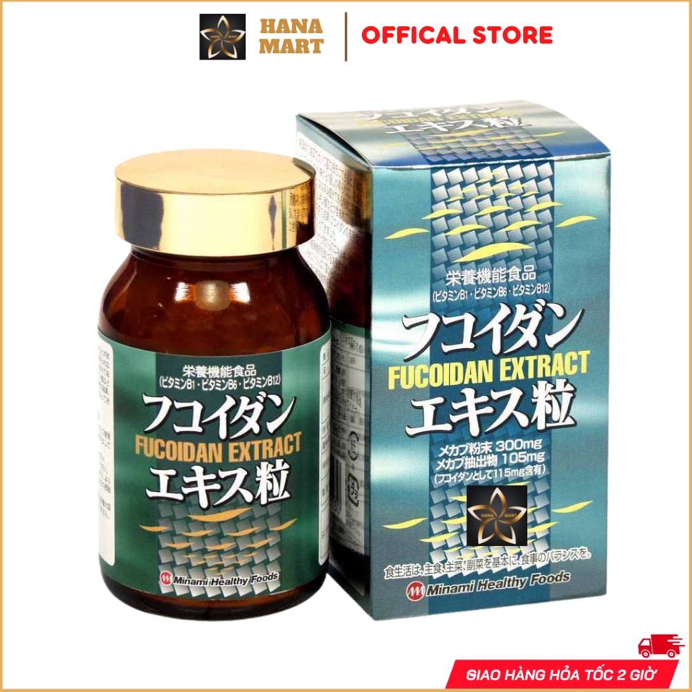 Viên uống hỗ trợ ung thư Minami Okinawa Fucoidan Extract 240 viên nội địa Nhật Bản