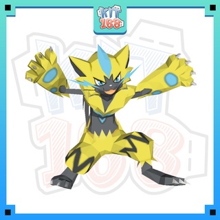 Mô hình giấy Pokemon Zeraora