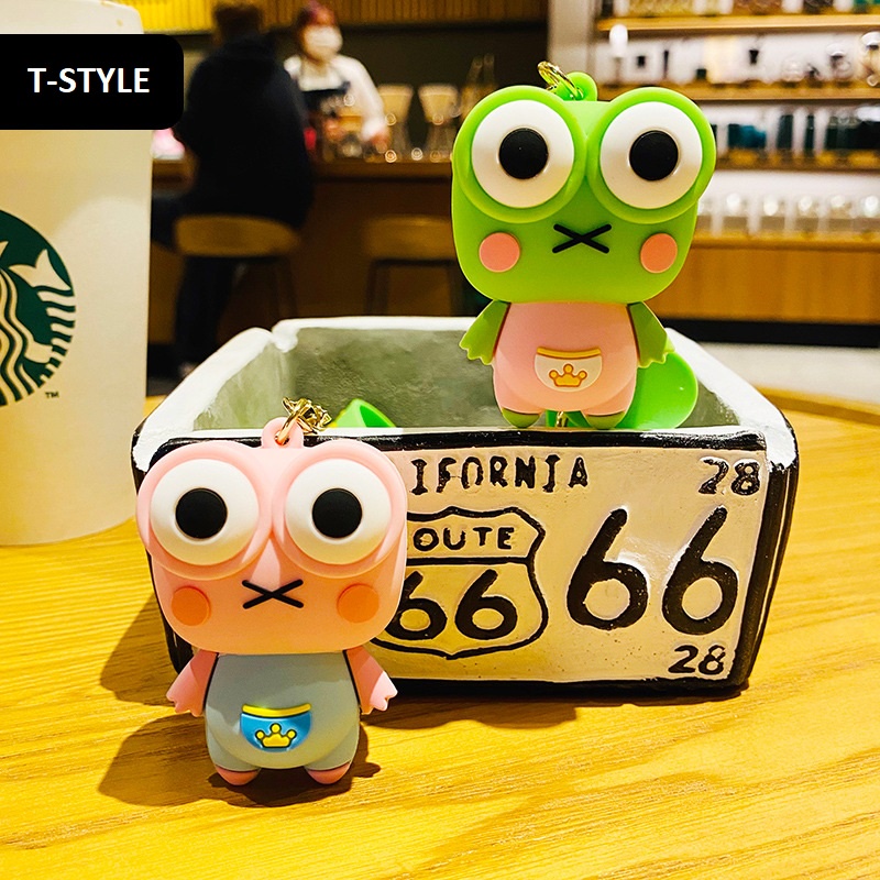 Móc khóa Ếch ộp lòi mắt to siêu cool ngầu