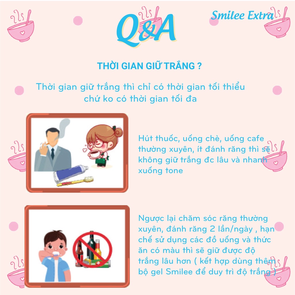 Bộ  Kít tẩy trắng răng Smilee-Xuất khẩu chính hãng tại USA