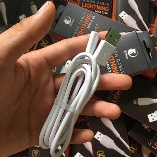 Cáp sạc Bison Lightning 1 Mét Cho IPhone Chính Hãng (Bảo Hành 12 tháng)