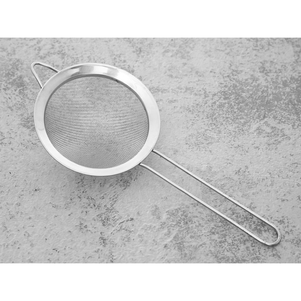 Ray (Rây) Lọc Cháo Thức Ăn Inox Nhỏ Gọn, Tiện Lợi