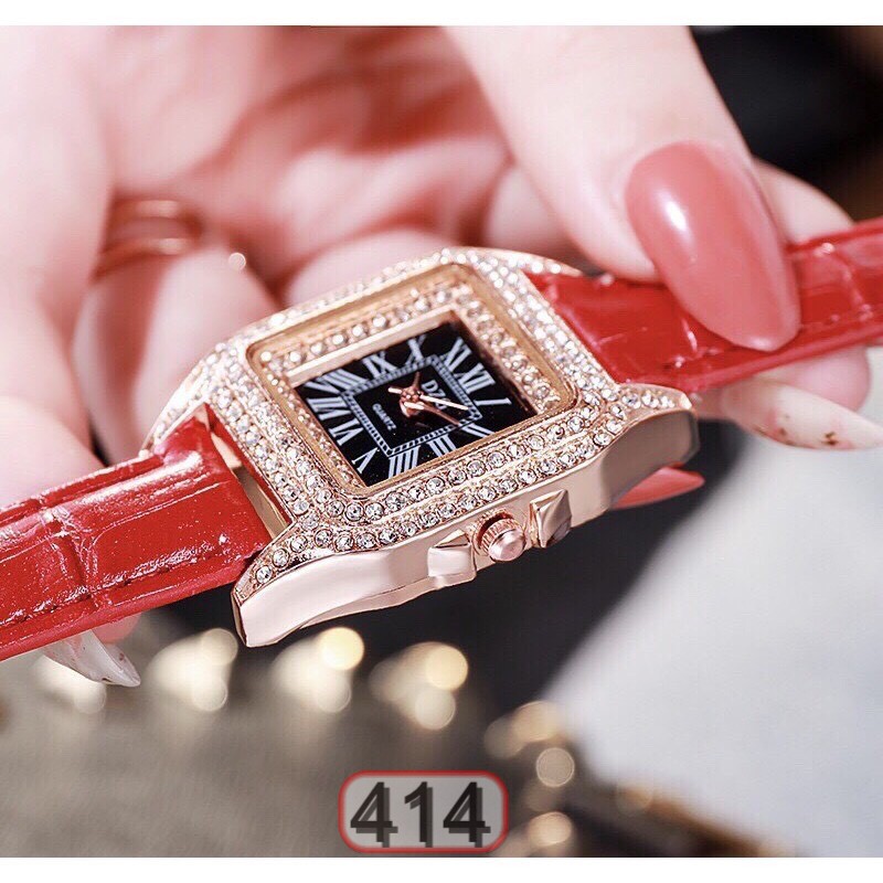 ĐỒNG HỒ NỮ DÂY DA DZG MẶT VUÔNG 414 KAMY SANG CHẢNH CỰC HOT | BigBuy360 - bigbuy360.vn