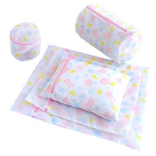 Set 5 Túi Lưới Giặt Đồ Họa Tiết Đáng Yêu