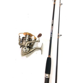 Bộ cần câu 2 khúc + máy lc 7000. cần câu shimano 2 khúc. shopdocauchatluong