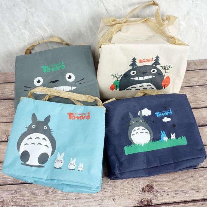Túi Đựng Hộp Cơm Giữ Nhiệt Chống Thấm Nước Hình Totoro