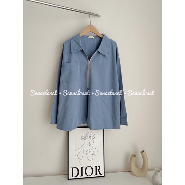 Sơmi khoá Zipper DEMIN cực chất (Ảnh thật)