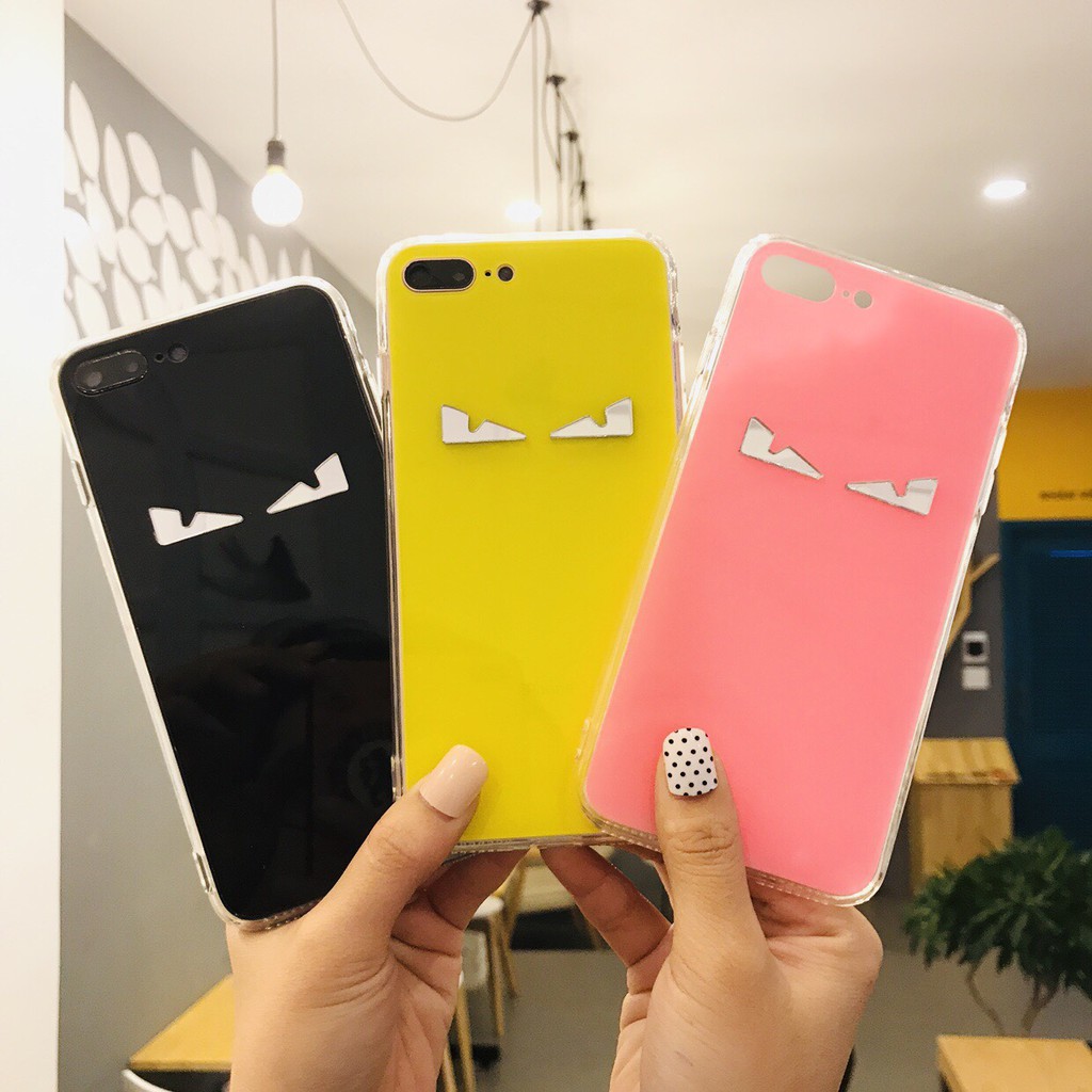 [ IPHONE ] Ốp Lưng Đôi Mắt Gương 3D - Lưng Silicon Giả Kính, Chữ Gương - C009 | BigBuy360 - bigbuy360.vn