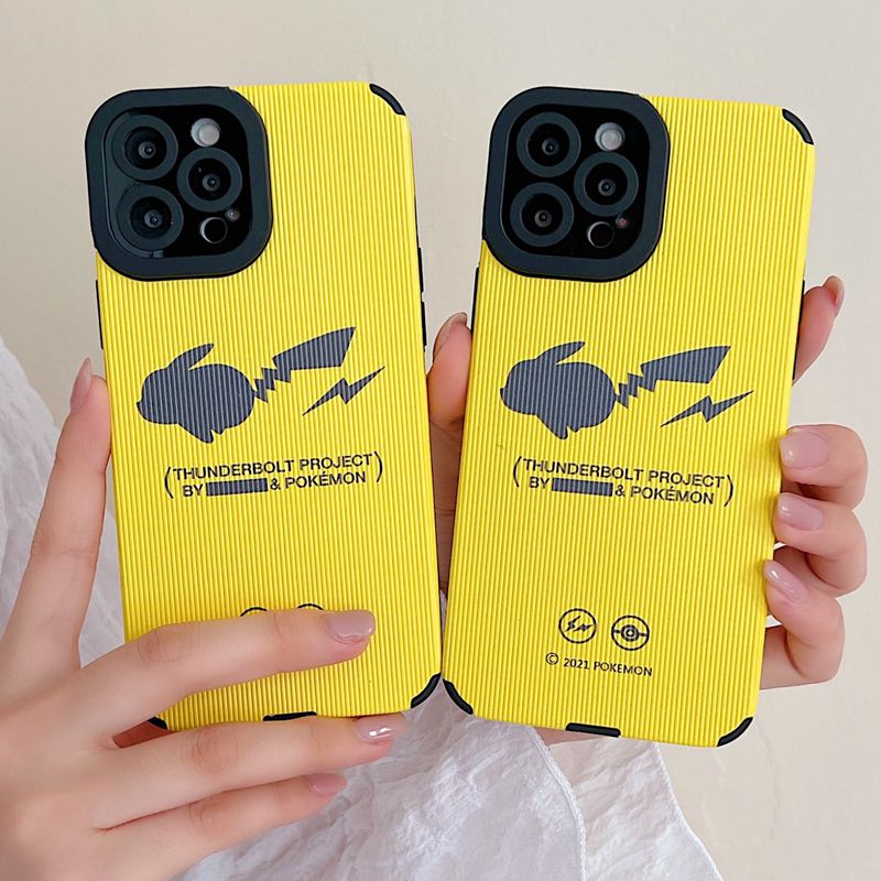 Ốp Điện Thoại Mềm Hình Pikachu Cho IPhone 7 8 + 14 Plus X XR SE 2020 XS Max 11 13 14 Pro Max