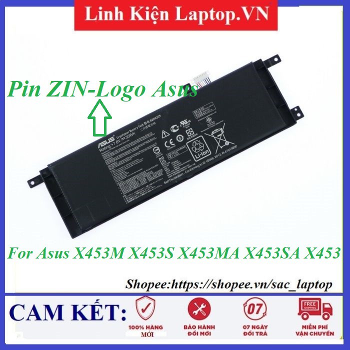 ⚡️[Pin zin]Pin laptop Asus X453M X453S X453MA X453SA X453