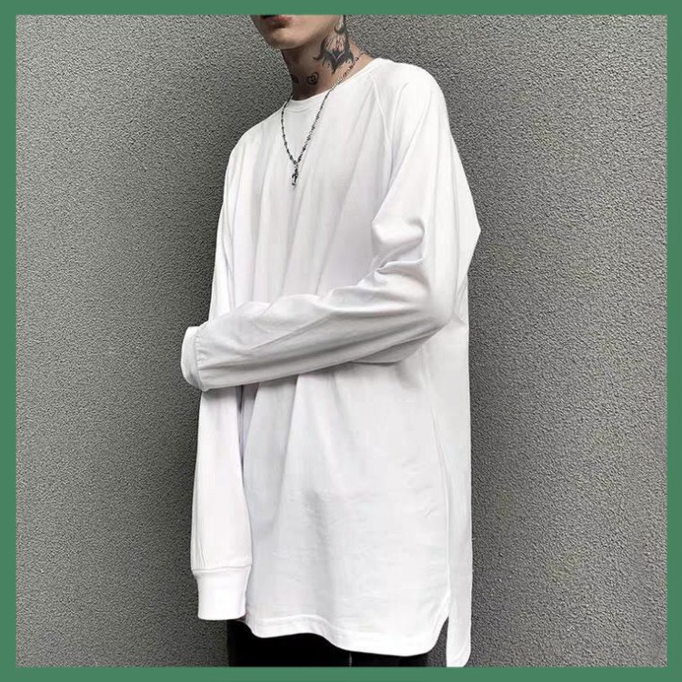 Áo Thun Trơn Dài Tay Xỏ Ngón Long Sleeve Tee Unisex - La mode