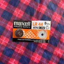 Vỉ 1 viên pin cúc áo Maxell 1.5V LR44 (A76, AG13)