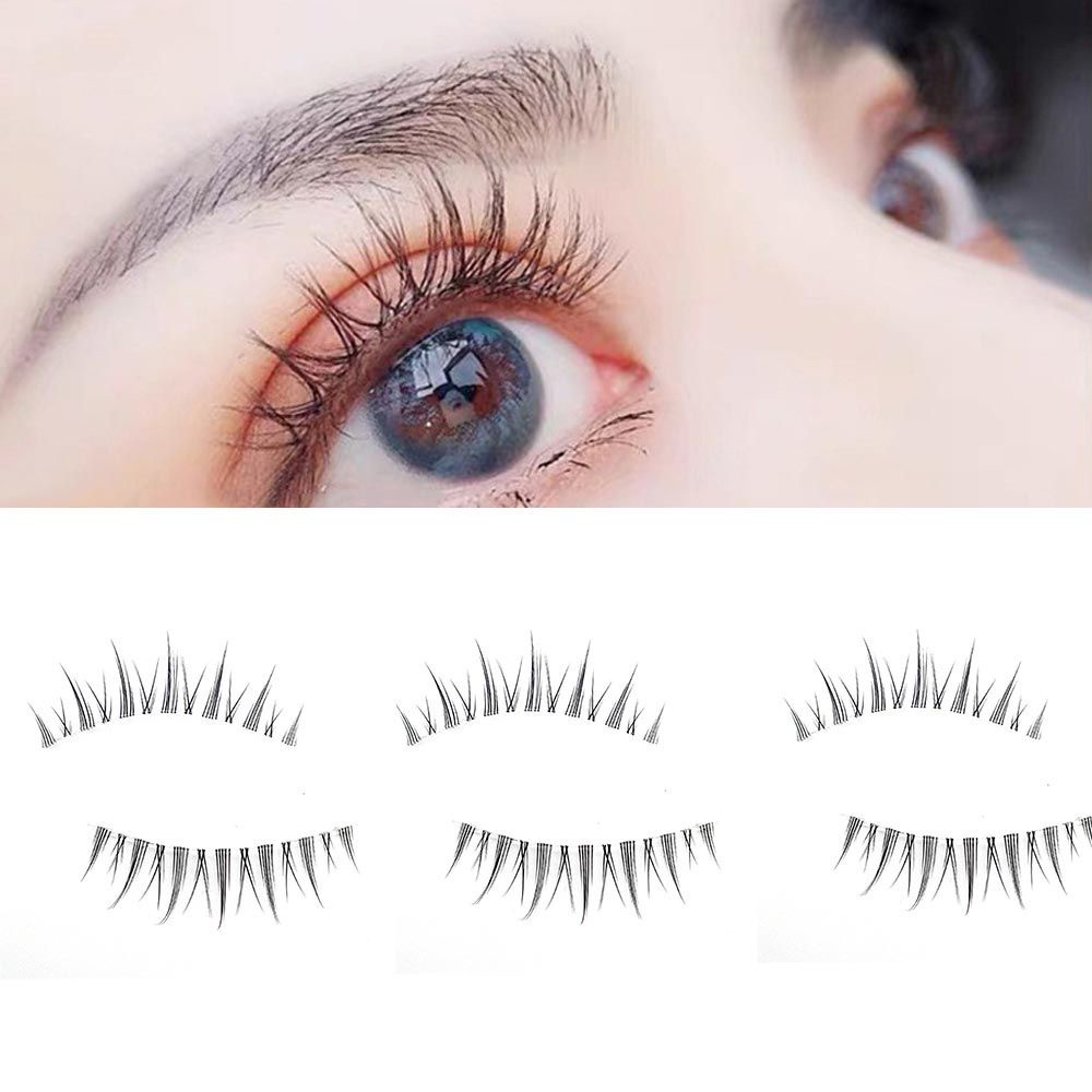Set 3 Cặp Lông Mi Giả Dài Tự Nhiên Tái Sử Dụng Nhiều Lần Thời Trang Nhật Bản