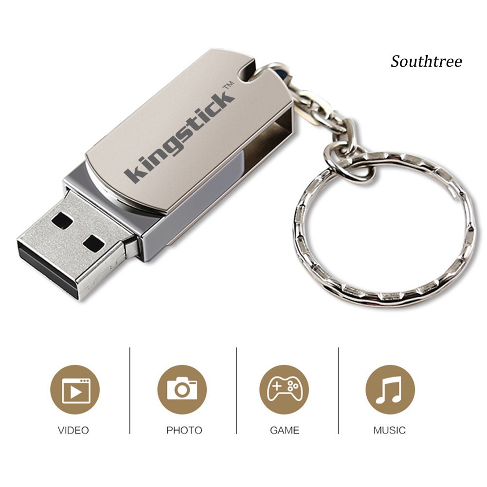 Usb 4 / 8 / 16 / 32 / 64 / 128gb Bằng Kim Loại Cho Máy Tính