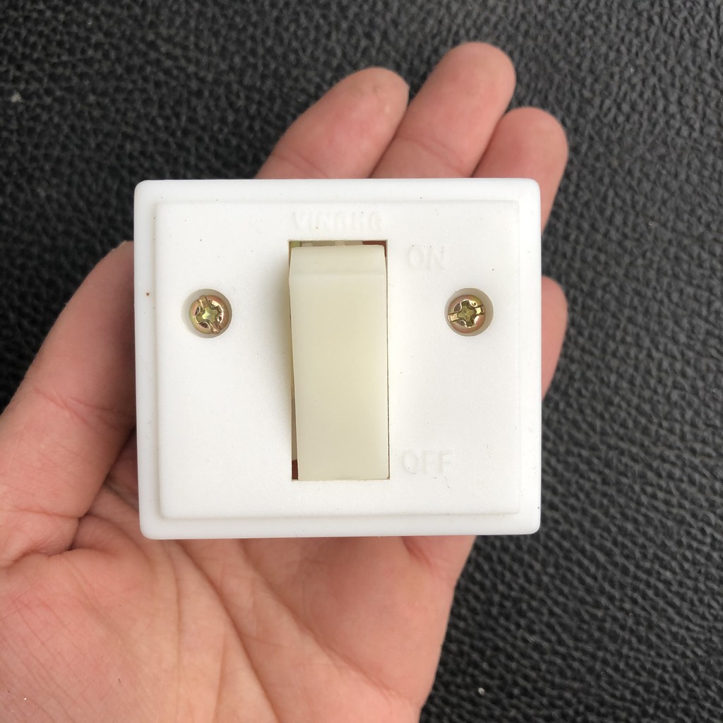 Công Tắc Điện Đơn Bọc Nhựa An Toàn, Phụ Kiện Làm Bảng Bận Rộn Busyboard Cho Bé