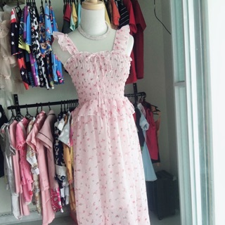 Đầm maxi voa hoa cánh tiên đi biển, chat chọn màu 🌺