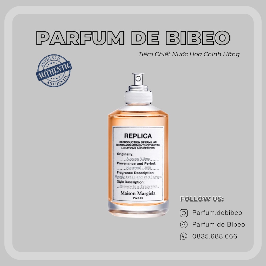 Parfum de Bibeo - Nước hoa thử Autumn Vibes < New >
