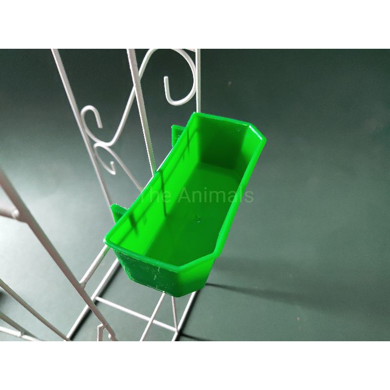 Máng đựng thức ăn cho chim bồ câu, gà, chim các loại 12x5cm
