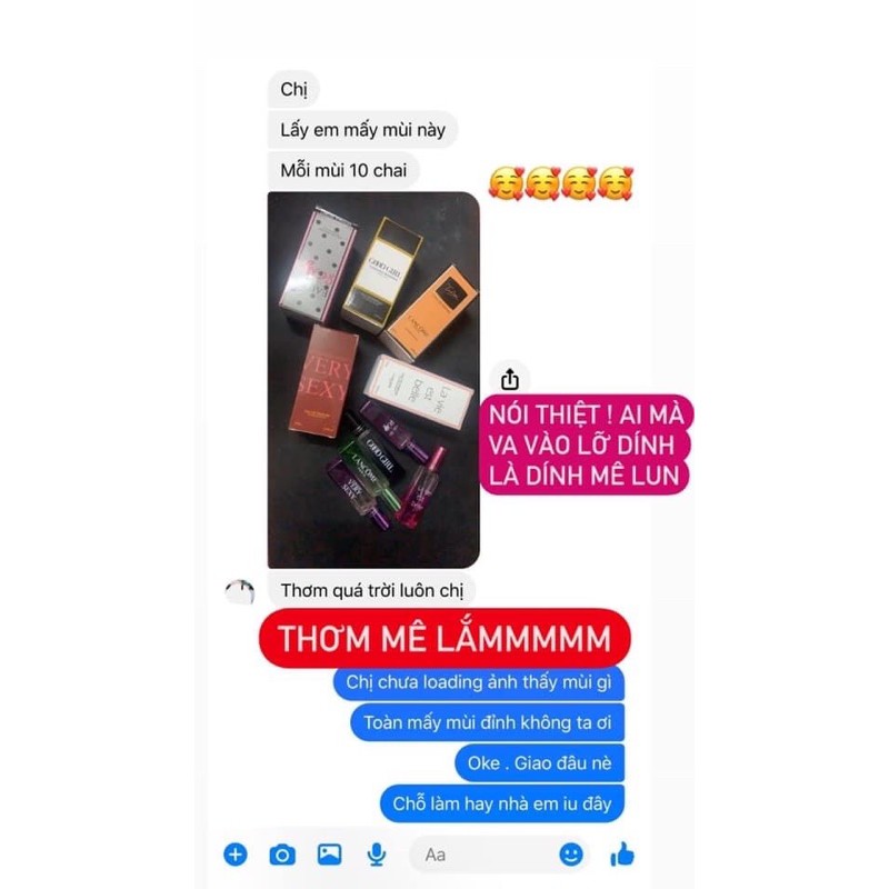 Tinh dầu nước hoa các hãng dung tích 27ml, lưu hương 12-24 tiếng. Inbox để được tư vấn mùi hương. | BigBuy360 - bigbuy360.vn