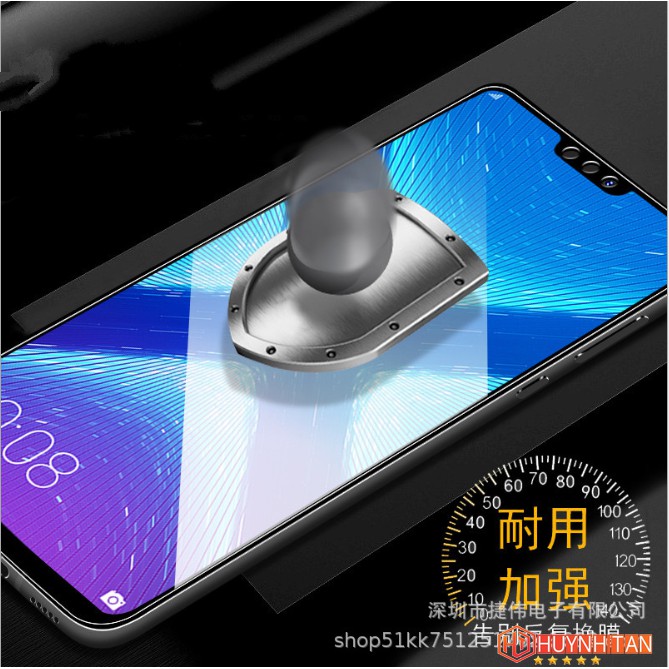 Kính Cường lực Honor 8X trong suốt full màn (tặng kèm keo chống hở mép)