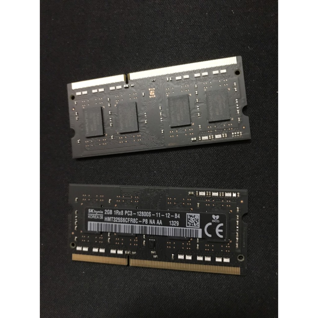 [Mã ELFLASH5 giảm 20K đơn 50K] Ram Laptop Hynix 2 thanh 2GB PC3 1600 Mhz tháo máy Imac 1 cặp đã test nhé