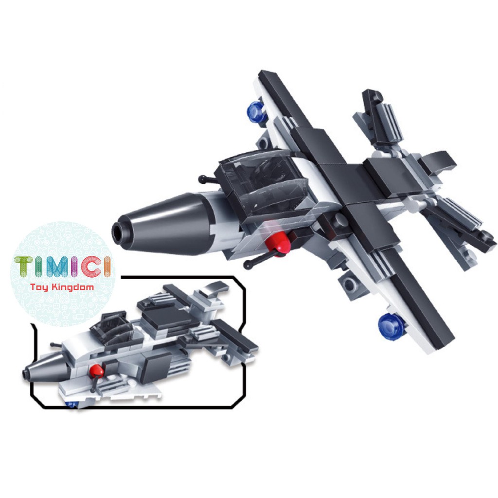 [LC025] Đồ chơi lego tàu chiến chiến hạm xếp hình &quot;8 IN 1&quot; cho bé