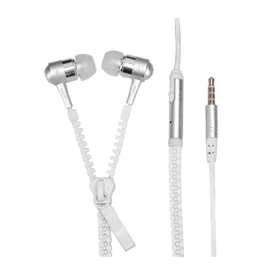 [Mã ELORDER5 giảm 10K đơn 20K] Tai nghe nhét tai Zipper dây kéo (nhiều màu)