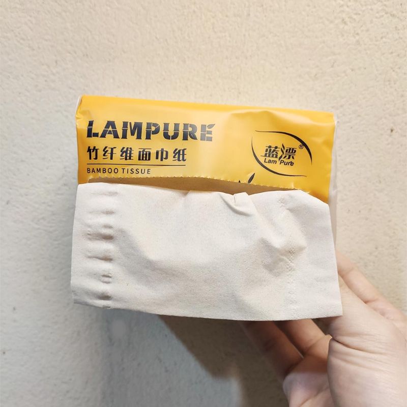 Giấy ăn gấu trúc Lampure siêu dai, gói 300 tờ