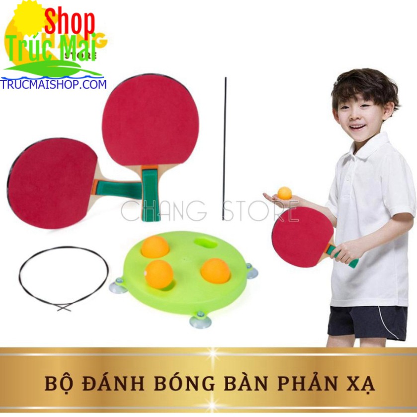 Bộ Bóng Bàn Tập Phản Xạ Cho Bé Không Cần Bàn