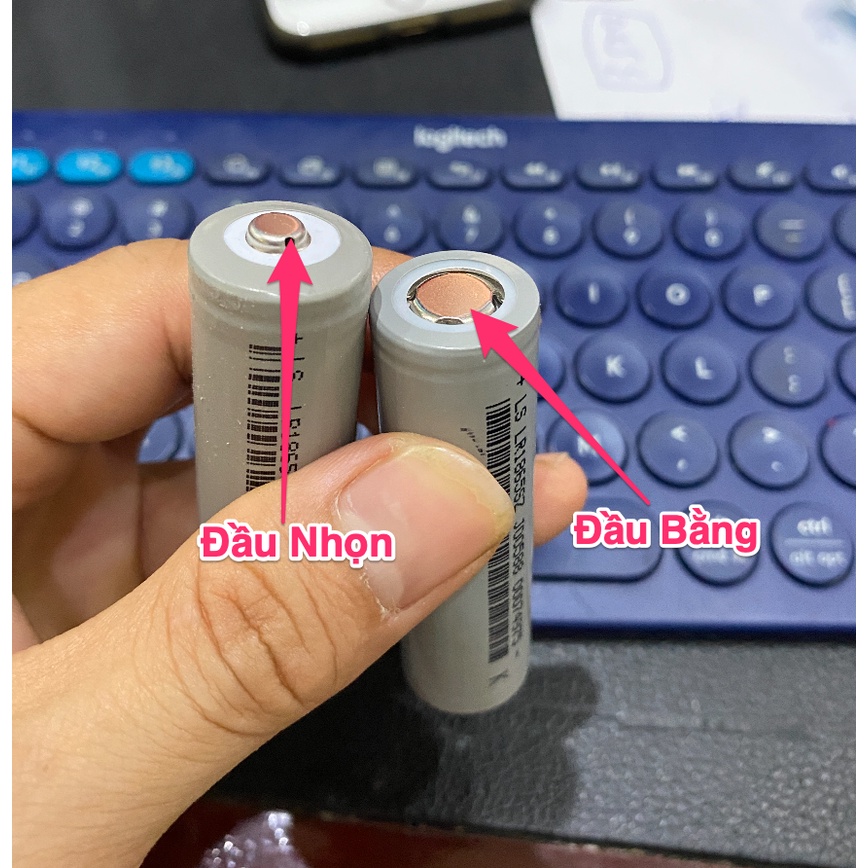 Pin 18650 LS LISHEN Xám 5C Chính Hãng, Dung Lượng Cao 2500 mah, Dòng Xả 12.5A