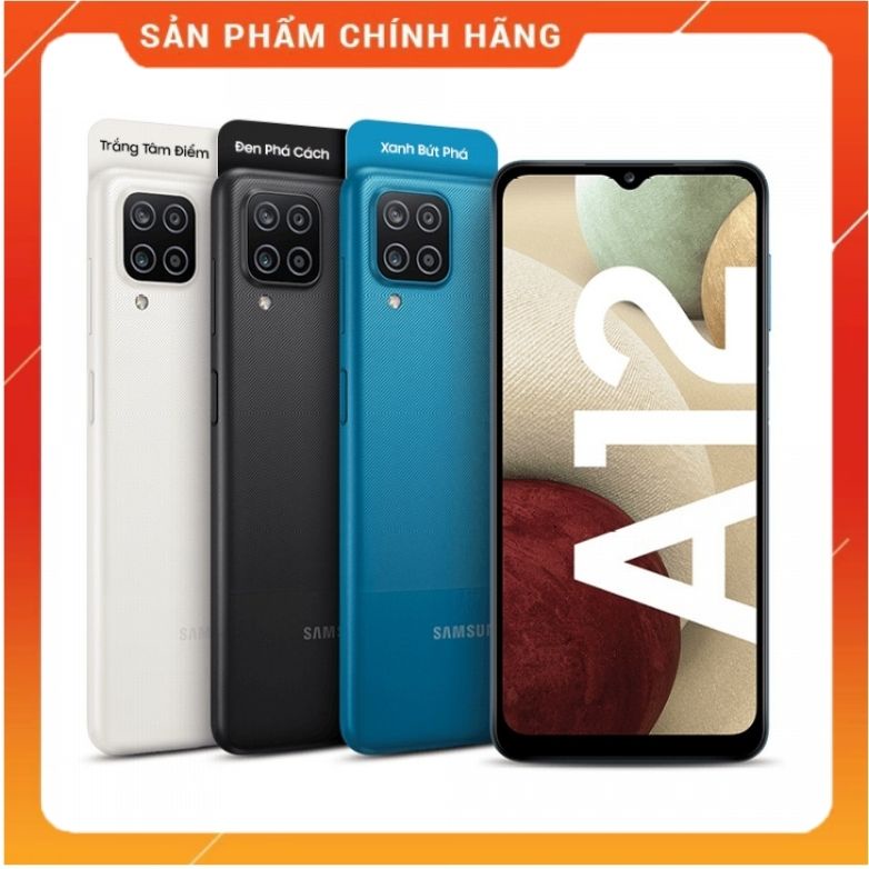 Điện Thoại Samsung A12 (4GB/128GB)- Hàng chính hãng | WebRaoVat - webraovat.net.vn