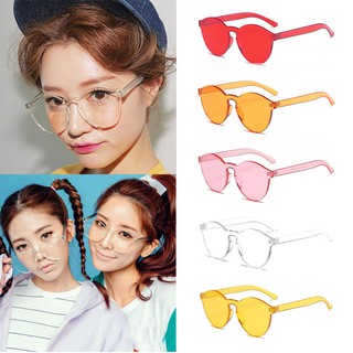 Kính Mát Không Gọng Trong Suốt Kiểu Dáng Đơn Giản