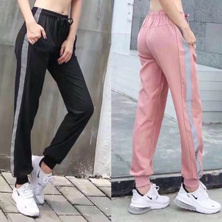 QUẦN DÙ JOGGER PHỐI SỌC HỒNG, ĐEN, XÁM SIÊU HOT 2019
