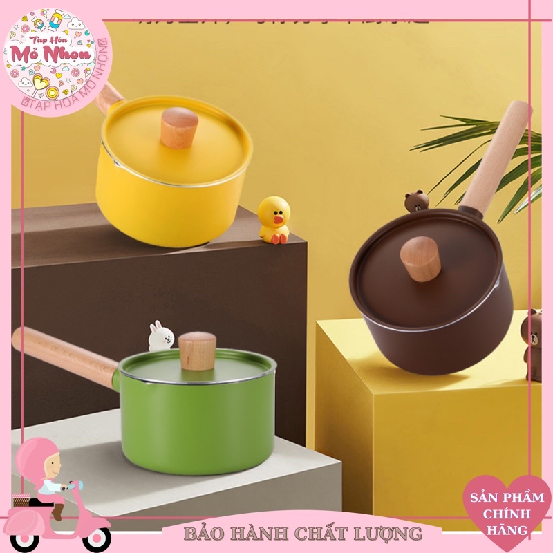 Nồi Chảo Nấu Chống Dính Siêu xinh Gấu Brown Và Vịt Vàng