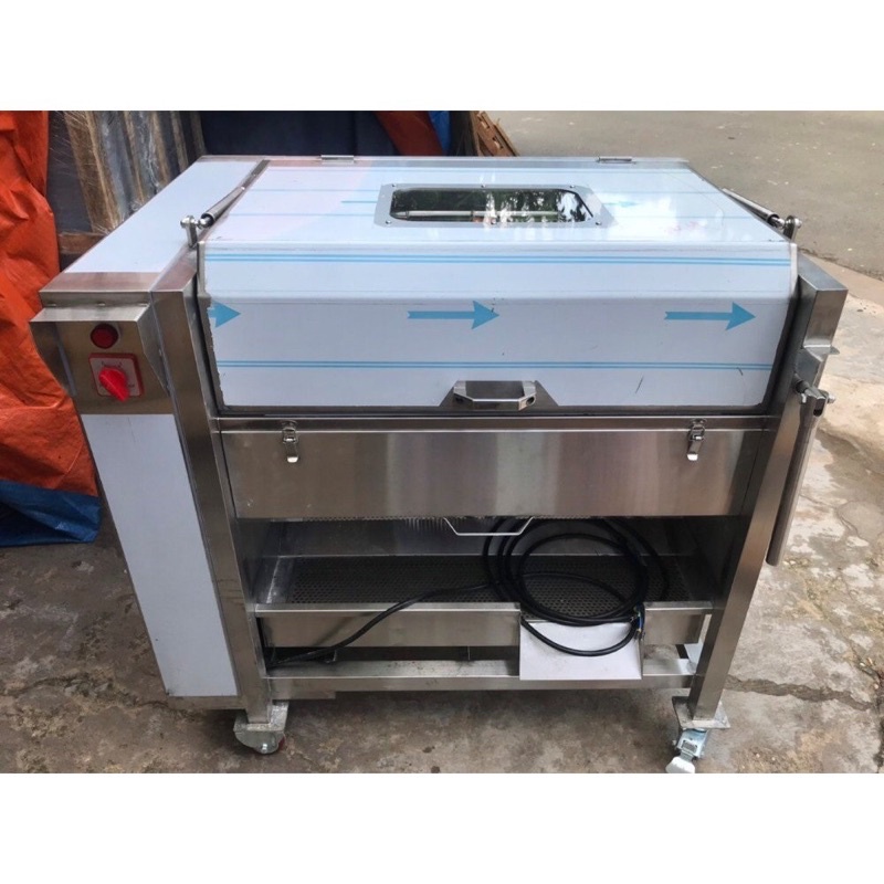 máy chà rửa gọt vỏ khoai tây, khoai môn, máy chà củ quả gọt vỏ, máy rửa củ quả, trái cây