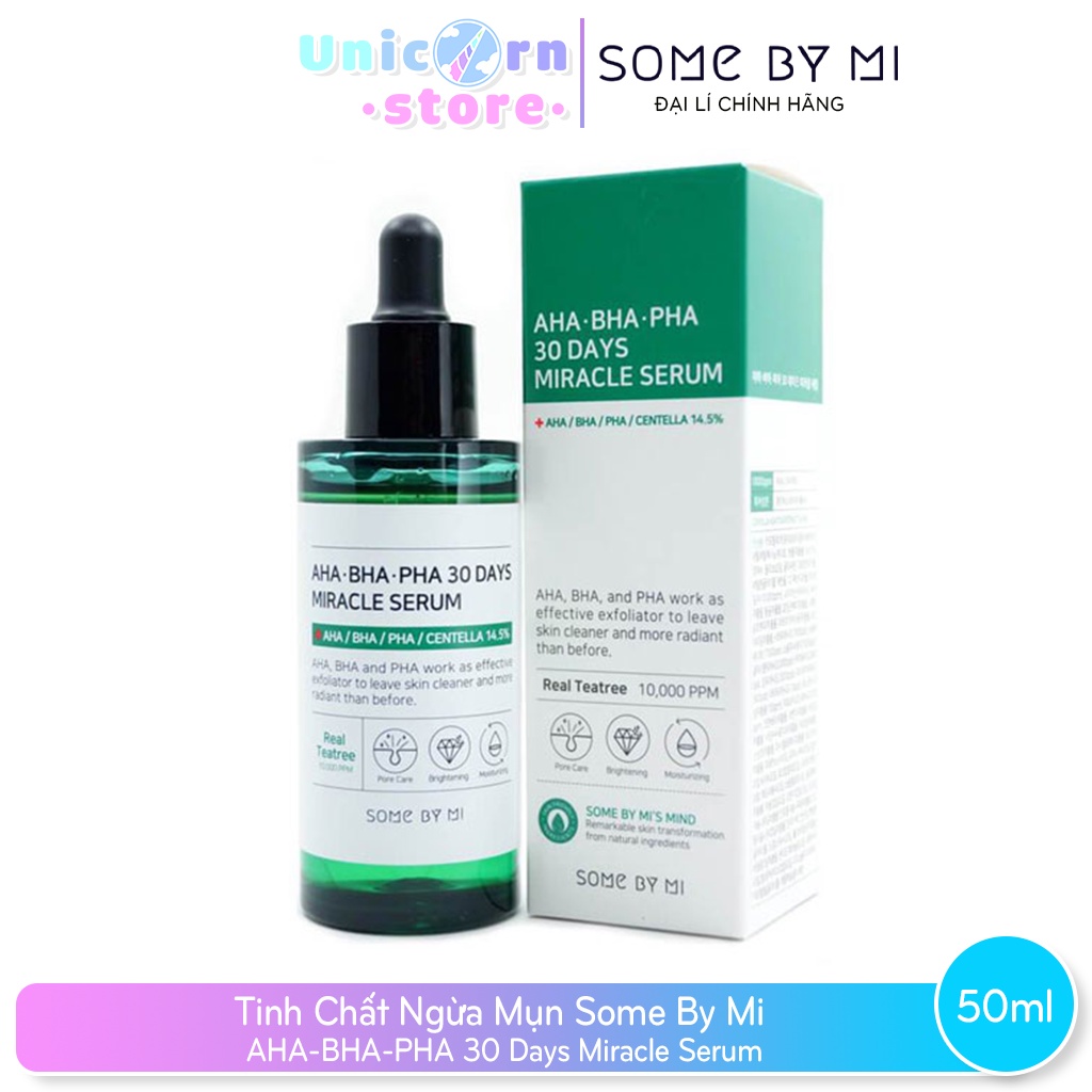 Tinh Chất Ngừa Mụn Some By Mi AHA-BHA-PHA 30 Days Miracle Serum 50mL