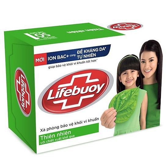 Xà bông cục diệt khuẩn Lifebuoy tinh chất khổ qua 90g- Chính Hãng