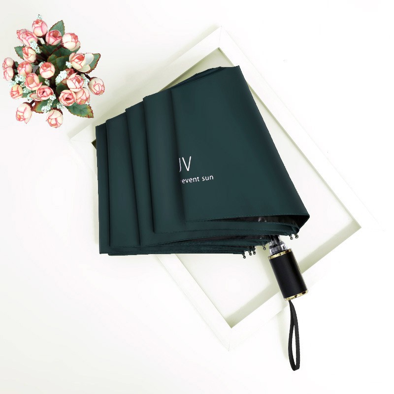 Ô Dù Đi Mưa Mở Nút Tự Động Thiết Kế 10 Nan Kép Bằng Thép 304 Chống Gỉ Chắc Chắn Và Bền Đẹp trong phụ kiện thời trang