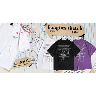 ÁO THUN BTS SKETCH V  - Demis Design