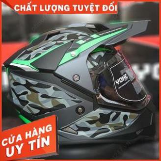 [Hàng Loại A]  MŨ BẢO HIỂM CÀO CÀO  FULLFACE YOHE 632A 2 KÍNH