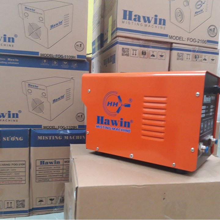 Máy phun sương Hawin FOG-1109H phun được từ 20 đên 30 béc