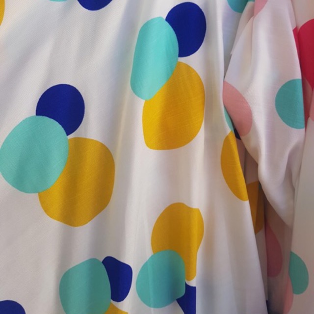 Vải đũi lạnh chấm bi