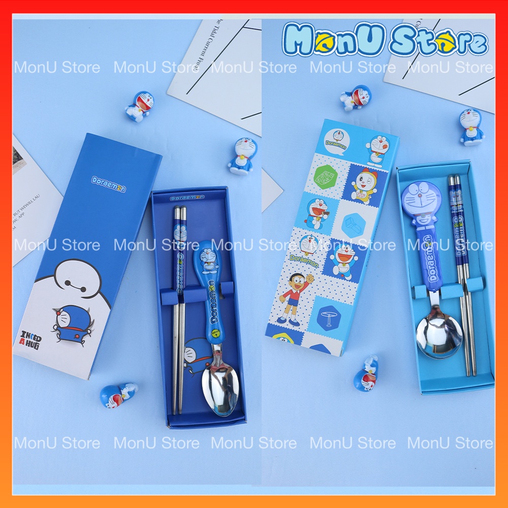 Muỗng đũa hoạt hình Doraemon, Hello Kitty dễ thương cute