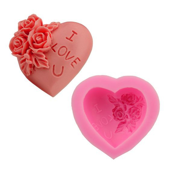 KHUÔN SILLICON TIM HOA HỒNG + ILY (2506.700)