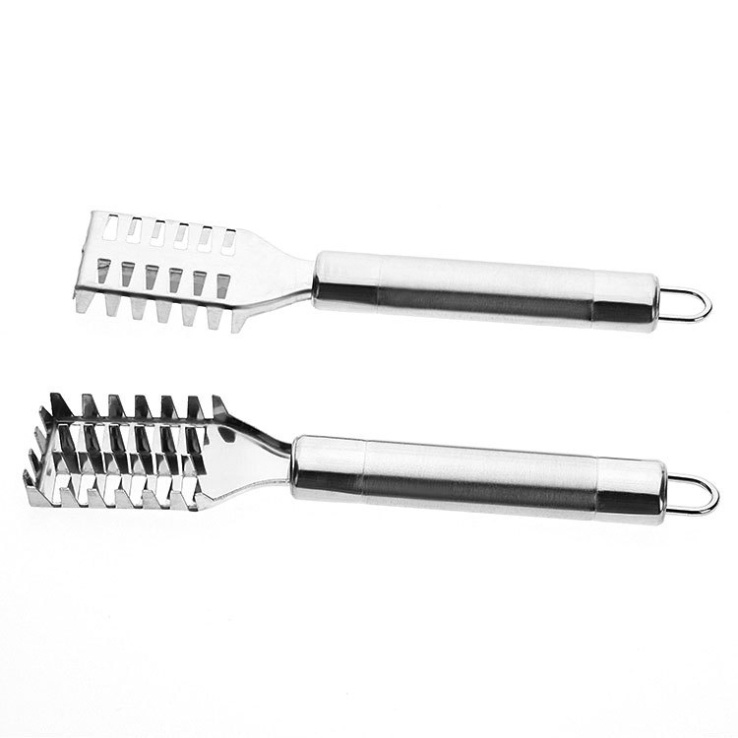 Đánh Vẩy Cá Inox☘️FREESHIP☘️ Dụng Cụ Đánh Vẩy Cá Chỉ Trong Tích Tắc Bằng Thép Không Gỉ Siêu Bền