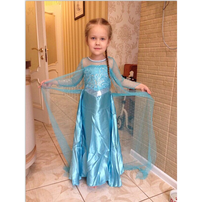 Đầm NNJXD hóa trang công chúa Elsa phù hợp cho các bé gái vào dịp giáng sinh