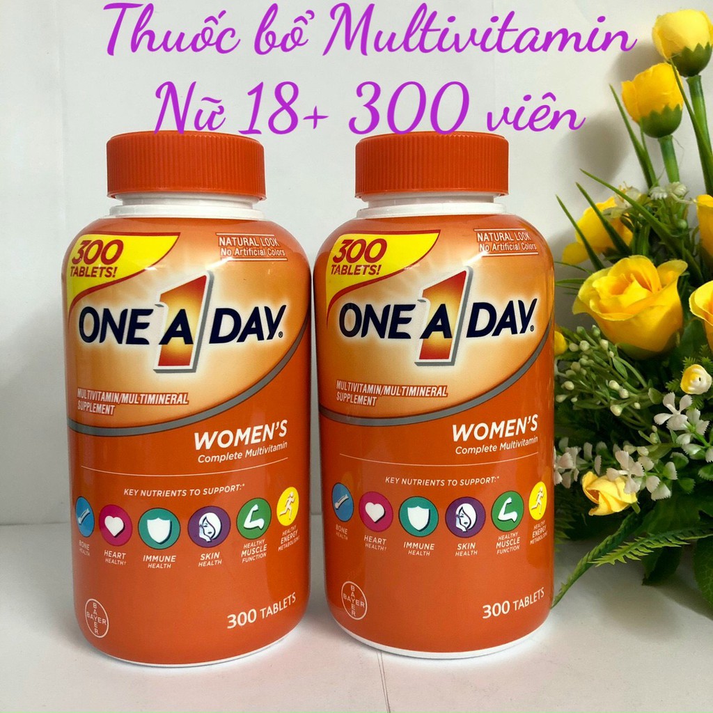 ❤️ [Date 11/2022] Mẫu Mới One A Day Women 300 viên Mỹ (Nữ > 18 tuổi)